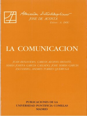 cover image of La comunicación